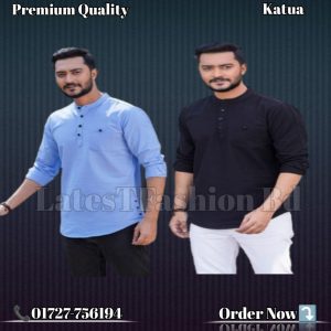 2 Pcs Long Sleeve Katua- Sky+ Black