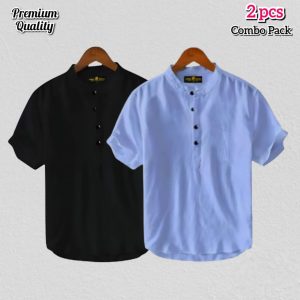2 Pcs Sky+Black Combo
