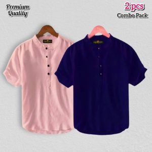 2 Pcs Cream+Blue Combo