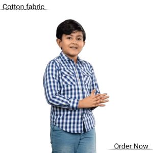 1 Pcs long sleeve Check shirt for Boys