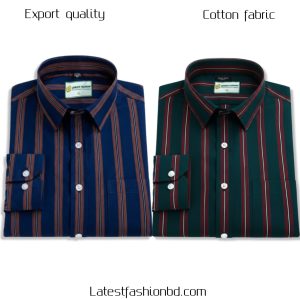2 Pcs long sleeve Formal Check shirt for man