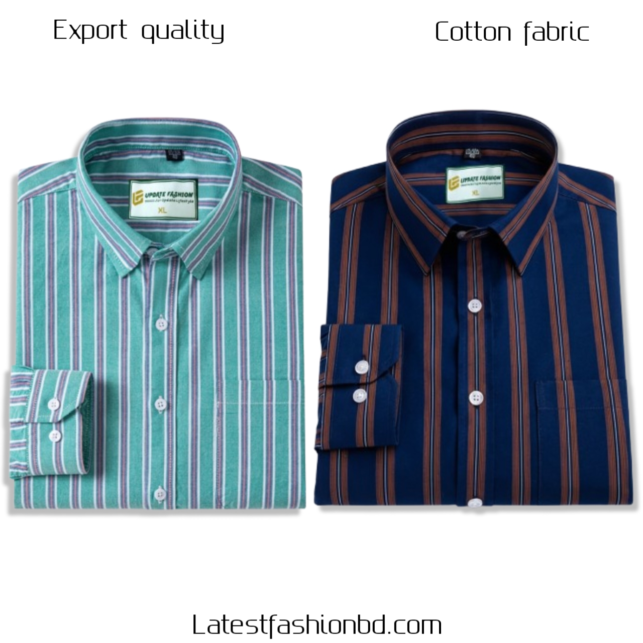 2 Pcs long sleeve Formal Check shirt for man