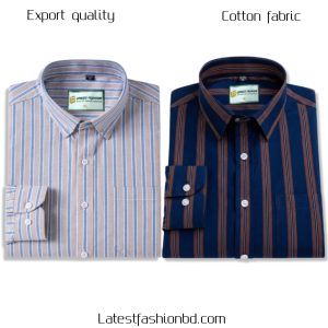 2 Pcs long sleeve Formal Check shirt for man