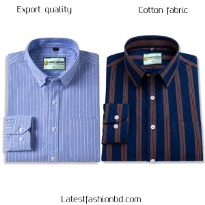 2 Pcs long sleeve Formal Check shirt for man