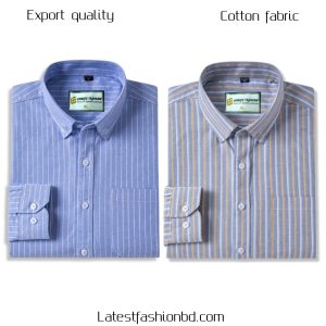 2 Pcs long sleeve Formal Check shirt for man