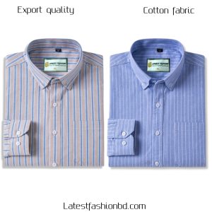 2 Pcs long sleeve Formal Check shirt for man