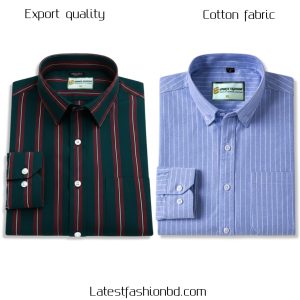2 Pcs long sleeve Formal Check shirt for man