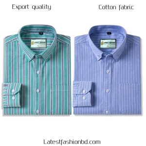 2 Pcs long sleeve Formal Check shirt for man