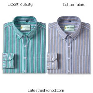 2 Pcs long sleeve Formal Check shirt for man