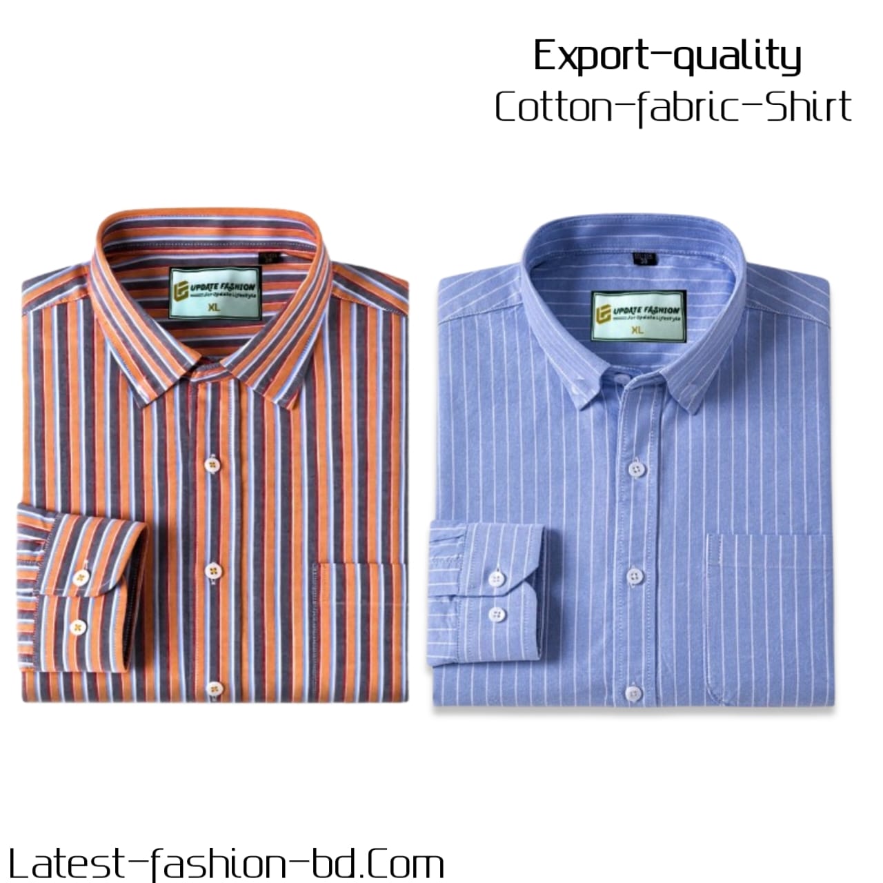 2 Pcs long sleeve Formal Check shirt for man