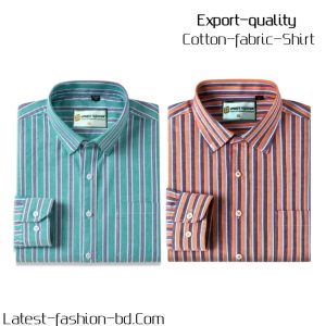 2 Pcs long sleeve Formal Check shirt for man