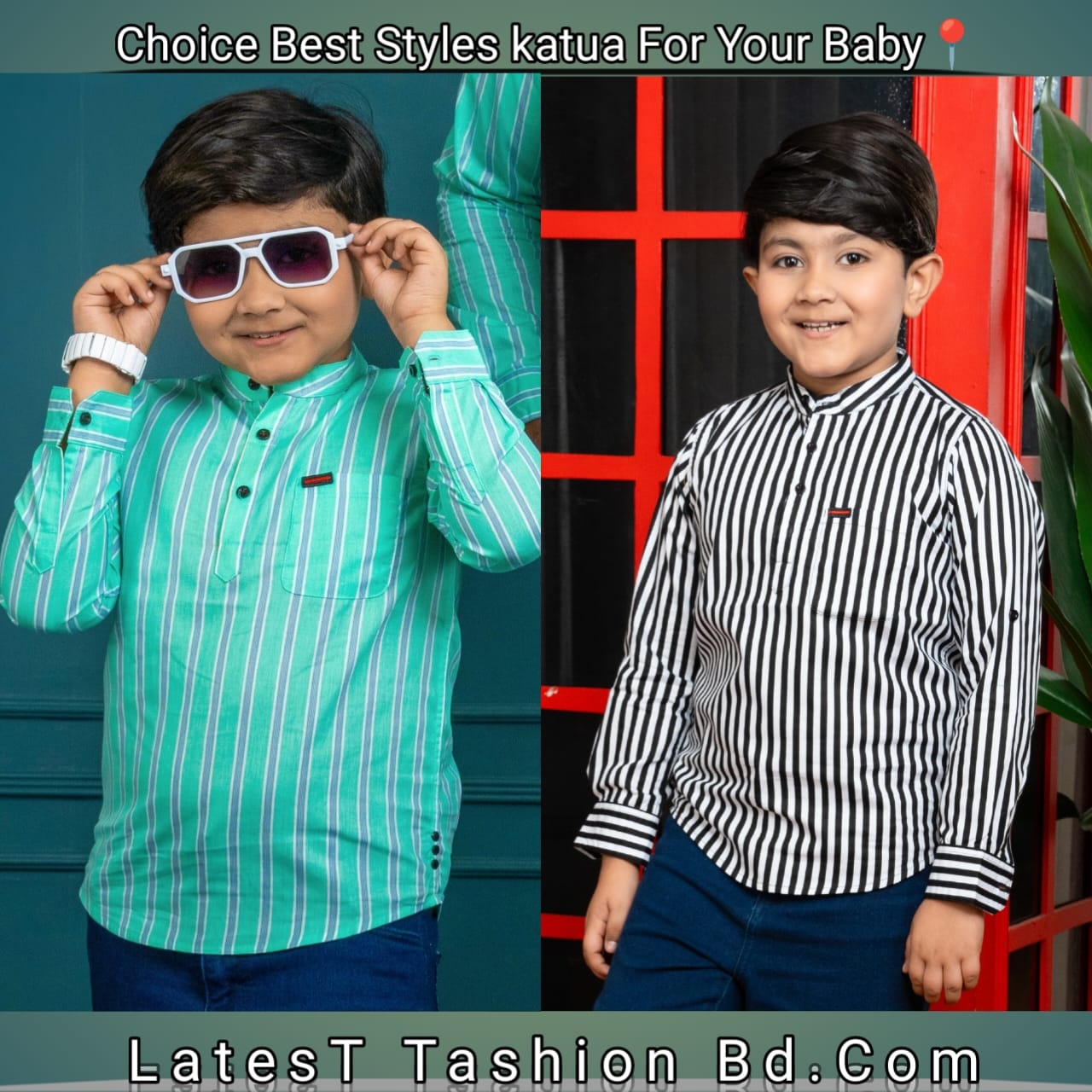 2 Pcs long sleeve katua for Boys