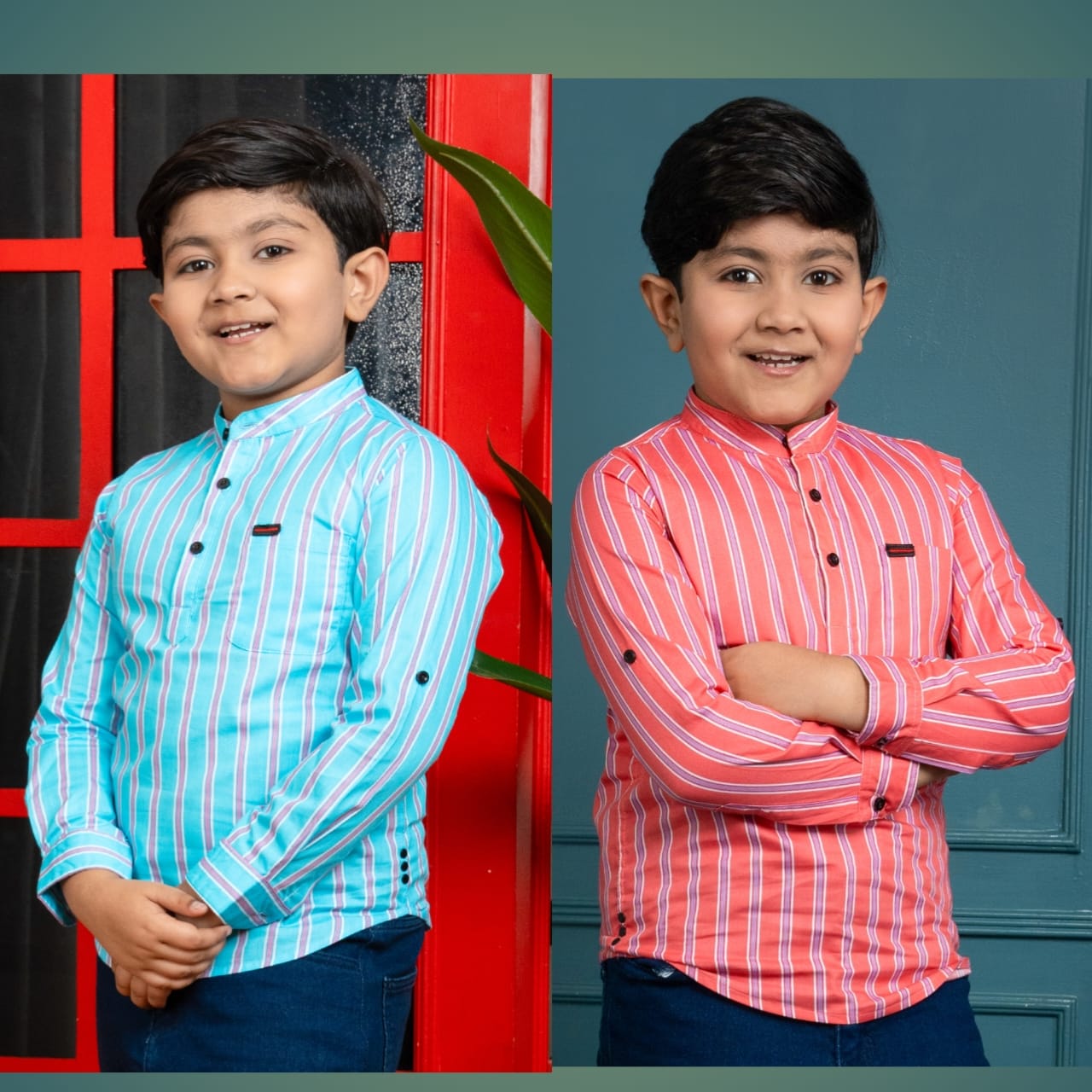 2 Pcs long sleeve katua for Boys
