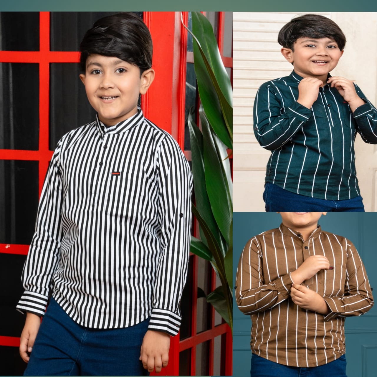 3 Pcs long sleeve katua for Boys