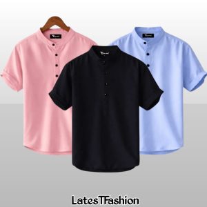 3 Pcs Half Sleeve Katua