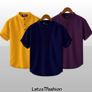 3 Pcs Half Sleeve Katua