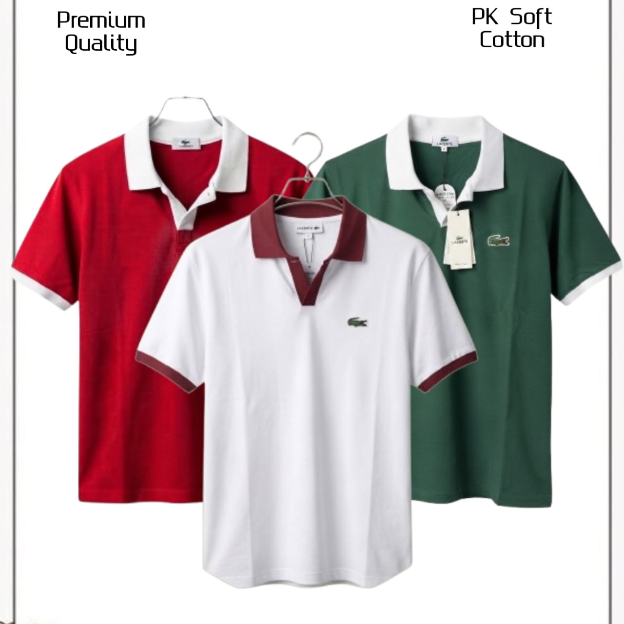3 Pcs Polo t-shirt